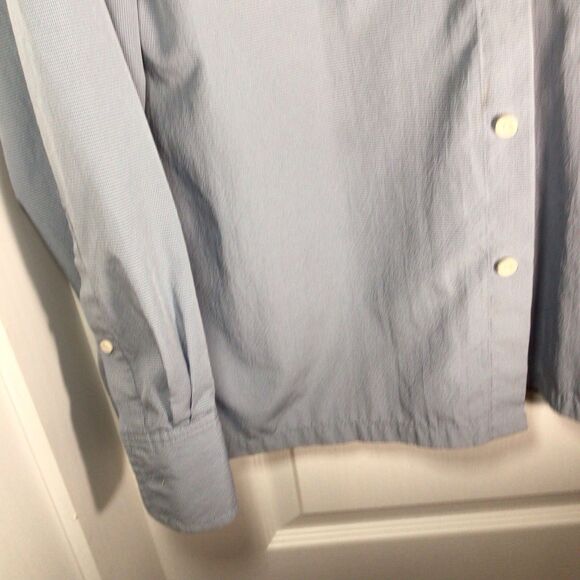 Eddie Bauer Shirt Men's TXL Blue Classic Fit Travex Hiking Camping Outdoor - Picture 13 of 16